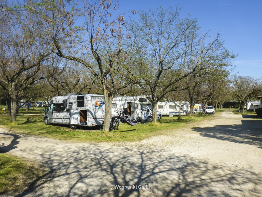 Der Campingplatz in St. Martin d'Ardèches